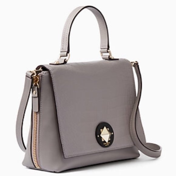 🎉HP✨FLASH SALE!!!✨Kate Spade NWT Leather Croc & Suede Bag - Picture 8 of 13